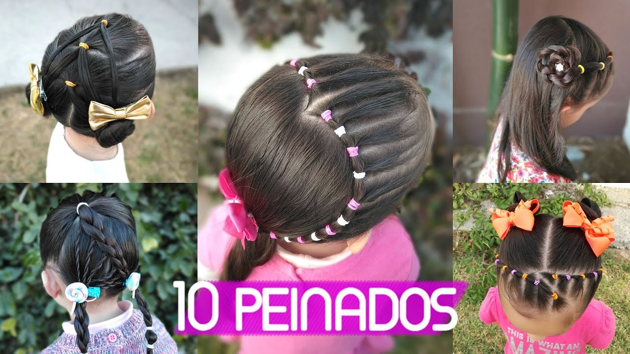 10 peinados faciles y rapidos para niñas
